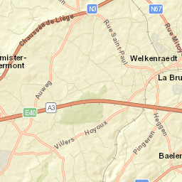 Baelen Street Map