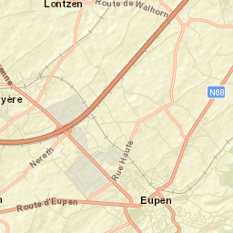 Eupen Street Map