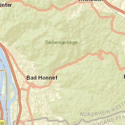 Bad Honnef Street Map