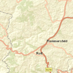 Flammersfeld Street Map