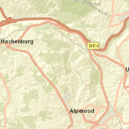 Hachenburg Street Map