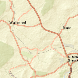 Lauterbach Street Map
