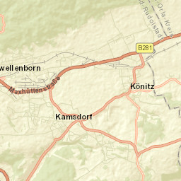 Könitz Street Map