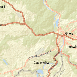 Greiz Street Map