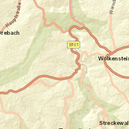Wolkenstein Street Map
