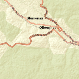 Olbernhau Street Map