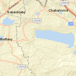 Chabařovice Street Map