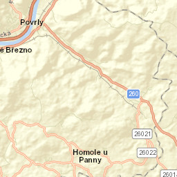 Povrly Street Map