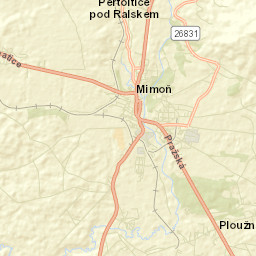 Mimoň Street Map