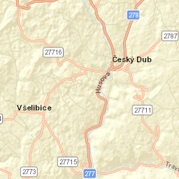 Český Dub Street Map