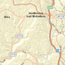 Hodkovice nad Mohelkou Street Map
