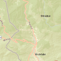 Vrchlabí Street Map