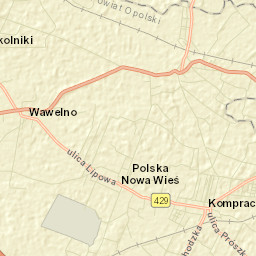 Komprachcice Street Map