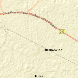 Powiat lubliniecki Street Map