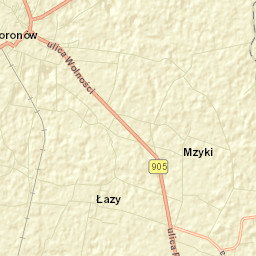 Boronów Street Map