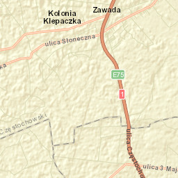Kamienica Polska Street Map