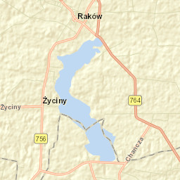 Raków Street Map