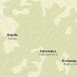 Ievgenivka Street Map