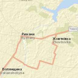 Khoroshiv Raion Street Map