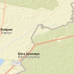 Bila Krynytsya Street Map