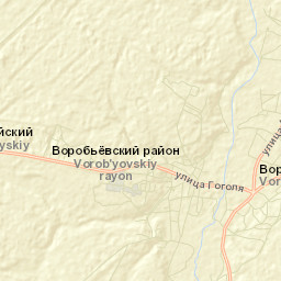 Vorob’yevskiy Rayon Street Map