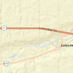 Lumsden Street Map