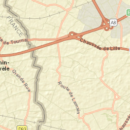 Baisieux Street Map