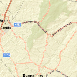 Braine-le-Comte Street Map