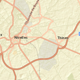 Nivelles Street Map