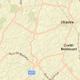 Chastre-Villeroux-Blanmont Street Map