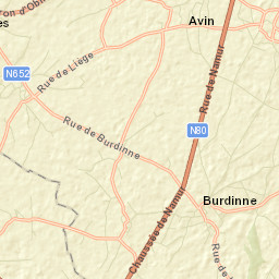 Burdinne Street Map