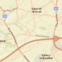 Villers-le-Bouillet Street Map