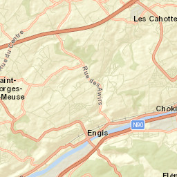 Engis Street Map