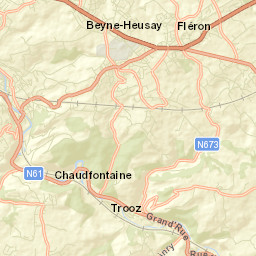 Beyne-Heusay Street Map