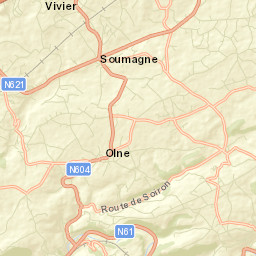 Soumagne Street Map