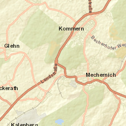 Mechernich Street Map