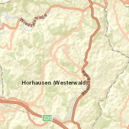 Horhausen Street Map