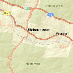 Ehringshausen Street Map