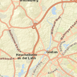 Gießen Street Map