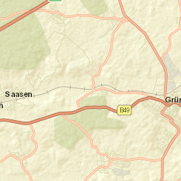 Grünberg Street Map