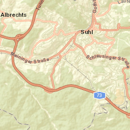 Suhl Street Map