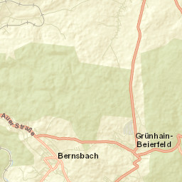 Grünhain Street Map