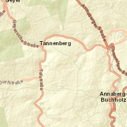 Tannenberg Street Map