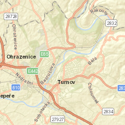 Ohrazenice Street Map