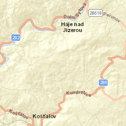 Okres Semily Street Map