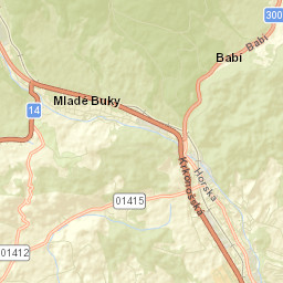 Okres Trutnov Street Map