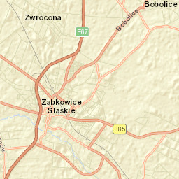 Ząbkowice Śląskie Street Map