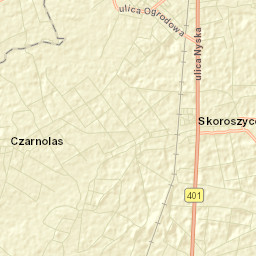 Skoroszyce Street Map
