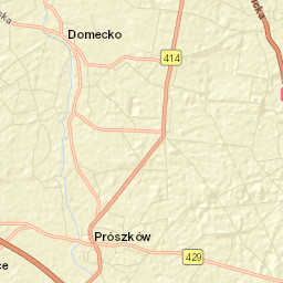 Prószków Street Map