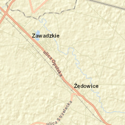 Zawadzkie Street Map